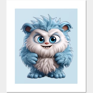 Cute Yeti Posters and Art